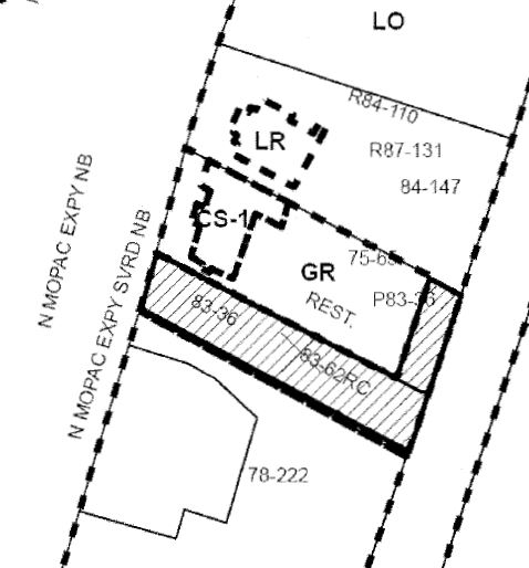REZONING OF 8611-1/2 & 8627 NORTH MOPAC